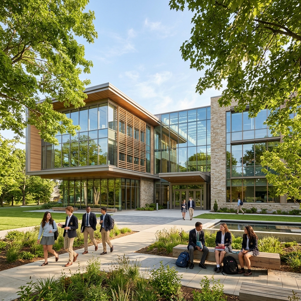 Unique High School Campus building